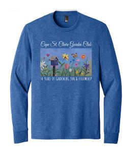 zGarden Club birdhouse 50 years unisex long sleeve T-shirt, size XL