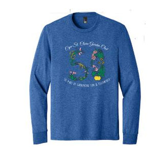 zGarden Club 50 years unisex long sleeve T-shirt, size XXL